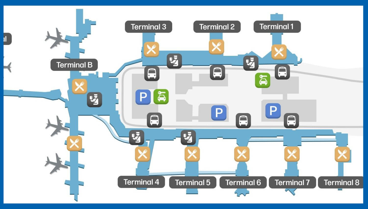 LAX Terminal Maps