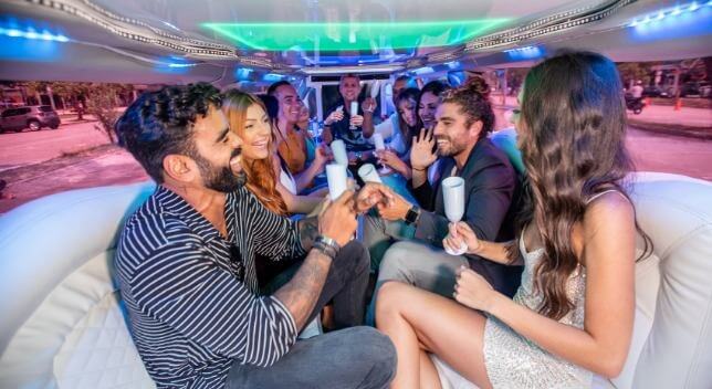 Casino trip limousine in Los Angeles