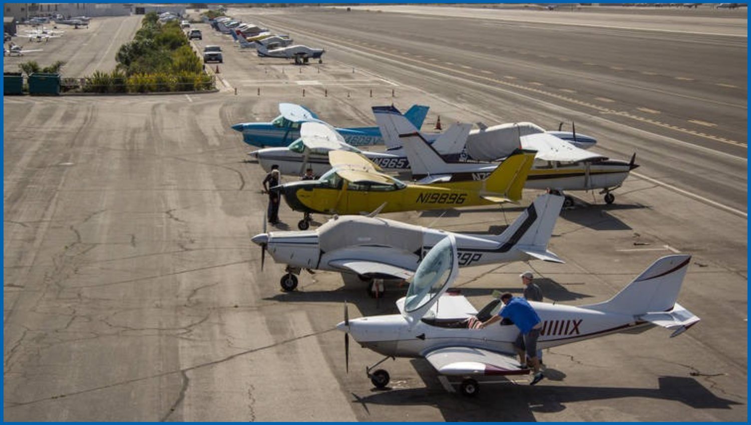 Get to the Santa Monica Airport Observation Deck