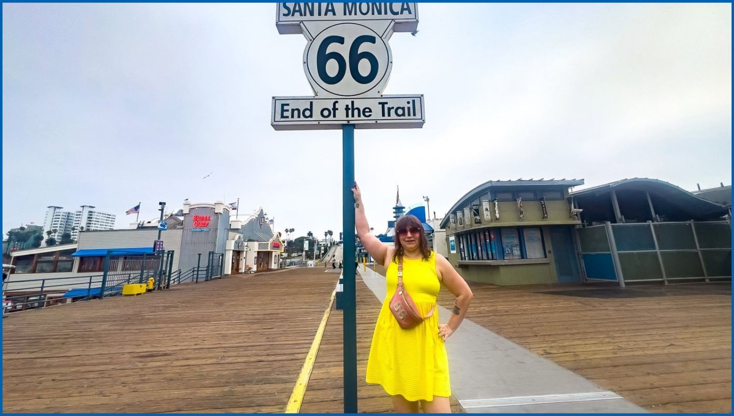 Route 66 End of the Trail Sign