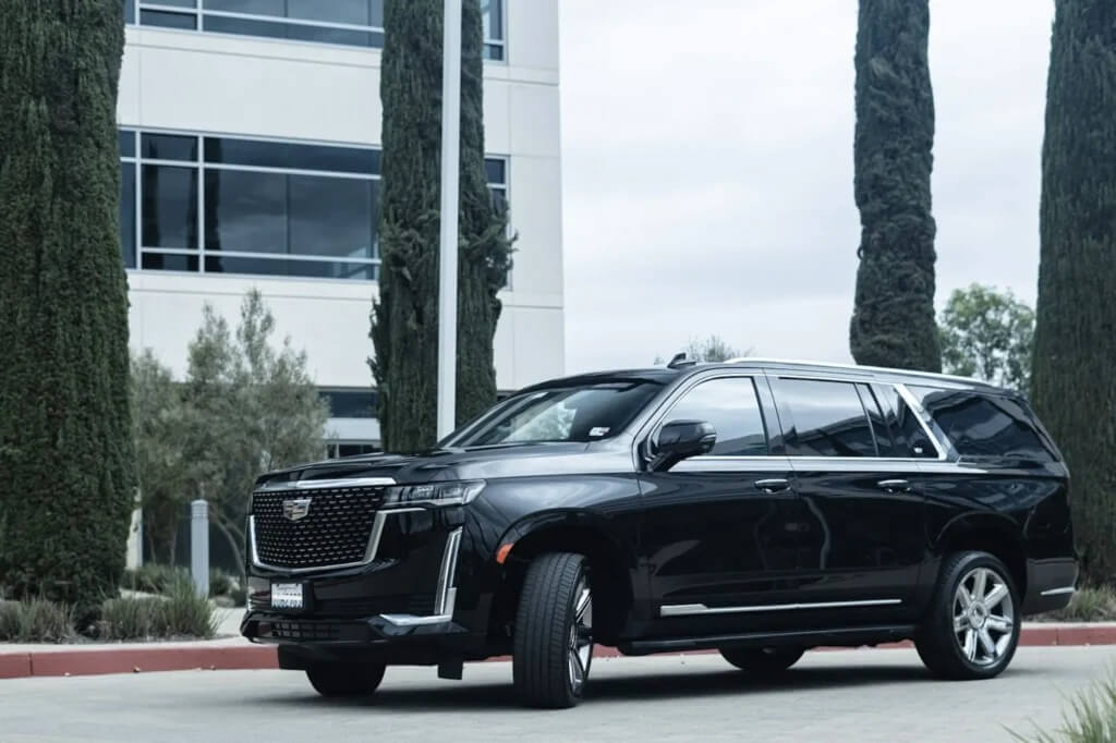 Black car service in Tustin